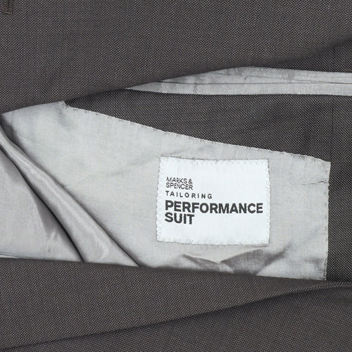 Marks and Spencer Men's Grey Suit Jacket 40R