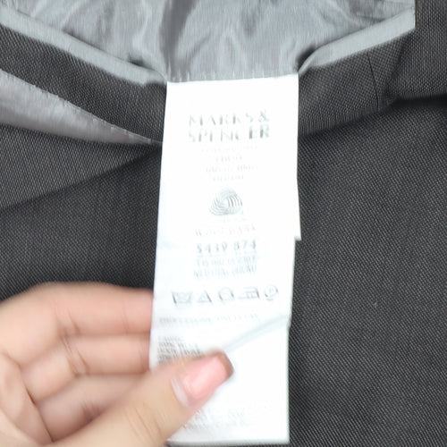 Marks and Spencer Men's Grey Suit Jacket 40R