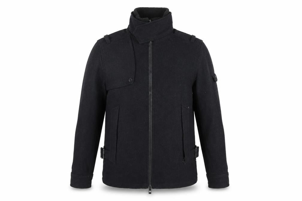 Front view of Bench Men's black Jacket, size S