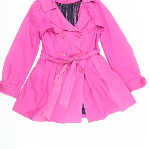 Evie Collection Pink Trench Coat, Women’s Size 12
