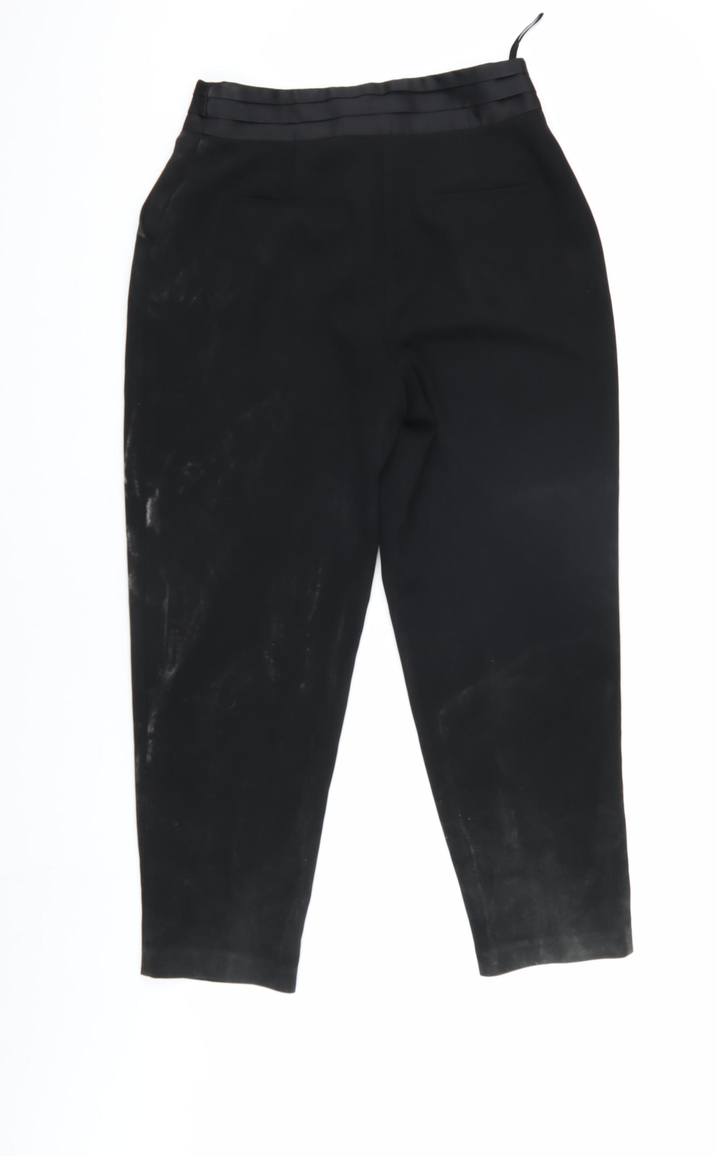 River Island Women's Black Regular Trousers Size 12