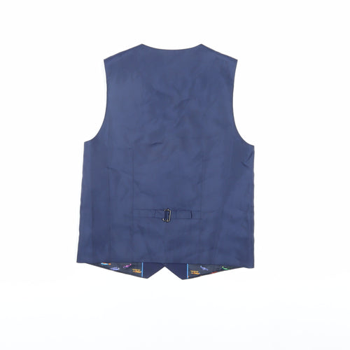 Next Boys Blue Suit Waistcoat, 12 Years, Planes Theme