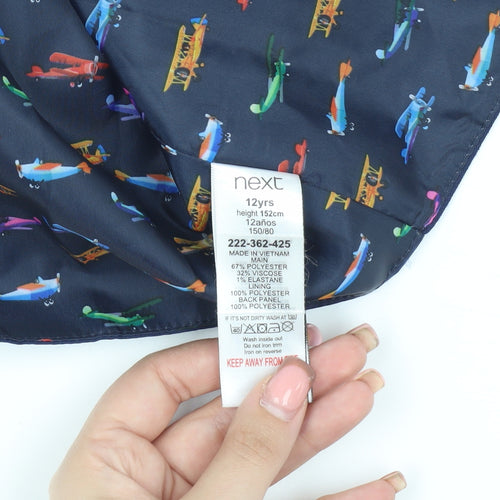 Next Boys Blue Suit Waistcoat, 12 Years, Planes Theme
