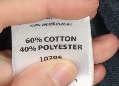 Weird Fish Men's Blue XL T-Shirt, Crew Neck Short Sleeve