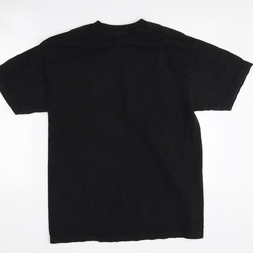 Neff Men's Black Bear Graphic Print T-Shirt, Large