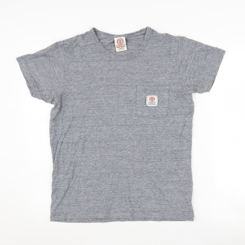 Franklin Marshall Men's Grey Crew Neck T-Shirt, Size S