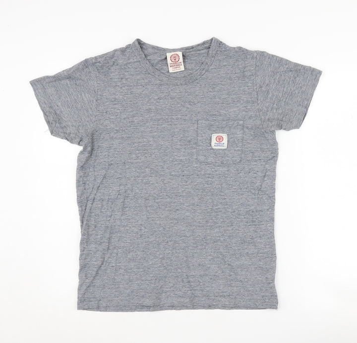 Franklin Marshall Men's Grey Crew Neck T-Shirt, Size S