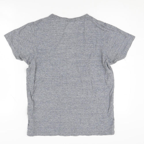 Franklin Marshall Men's Grey Crew Neck T-Shirt, Size S