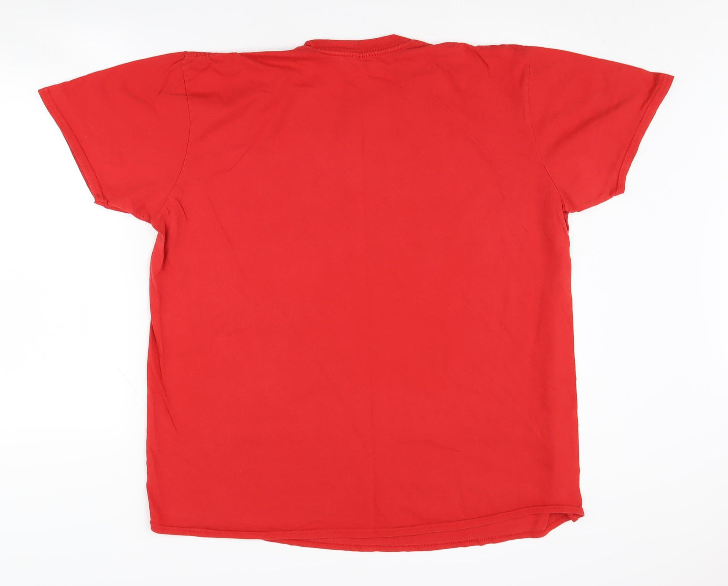 Gildan Men's Red Cartoon Stitch 2XL T-Shirt