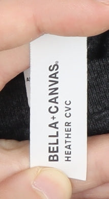 Bella + Canvas Unisex Grey Cartoon T-Shirt XL