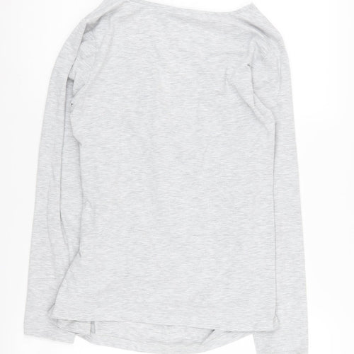 Marks and Spencer Women's Grey Wrap Blouse, Size M