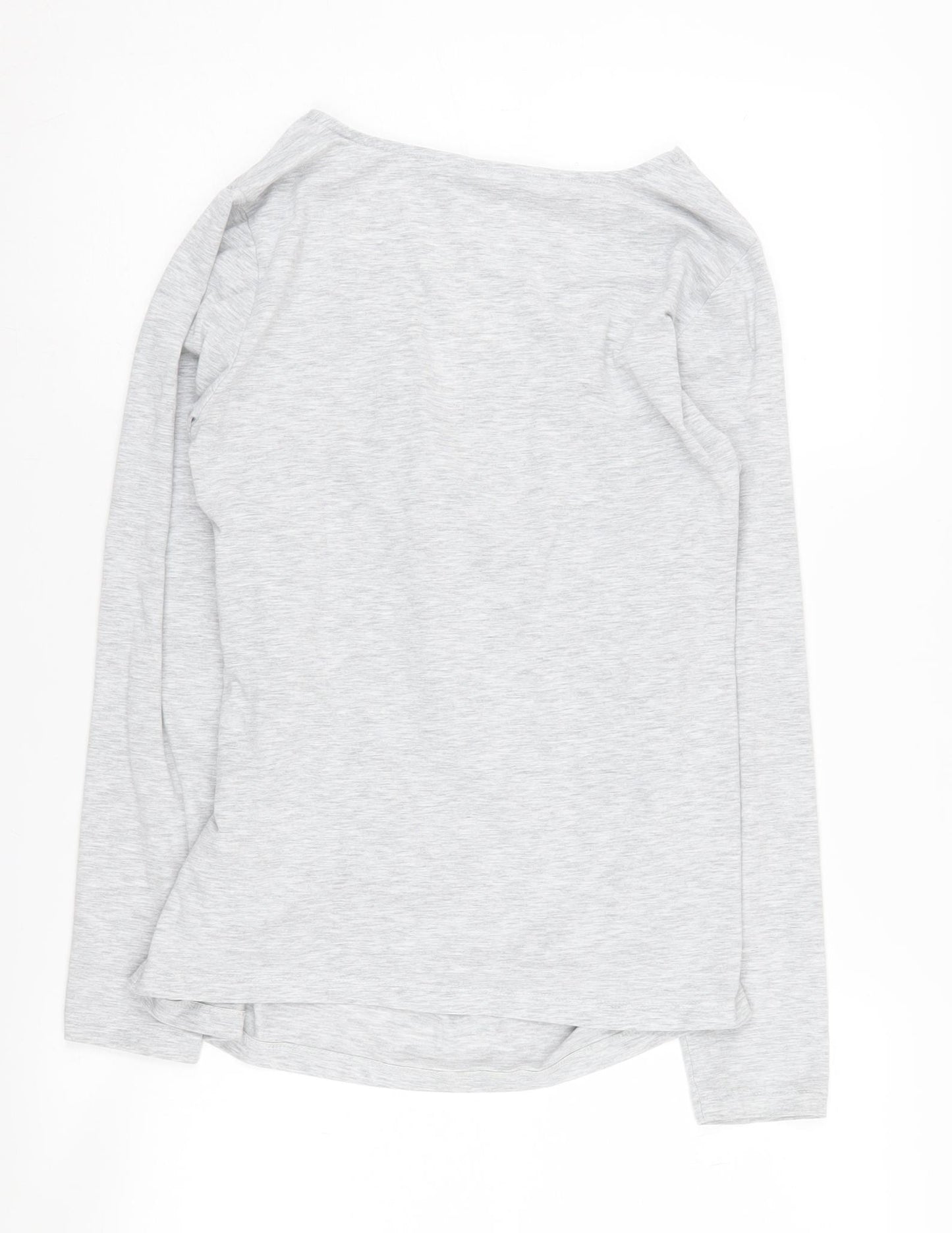 Marks and Spencer Women's Grey Wrap Blouse, Size M