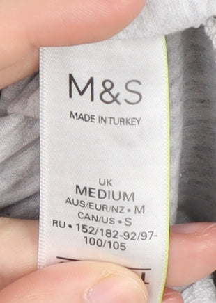 Marks and Spencer Women's Grey Wrap Blouse, Size M