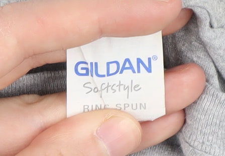 Gildan Men's Grey Movie T-Shirt M