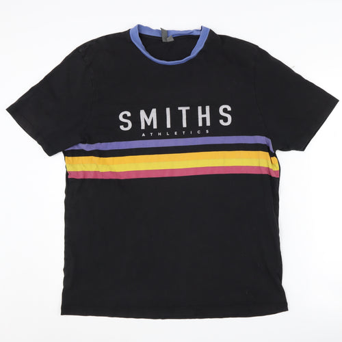 ASOS Men's Black Large Athletic Colourblock T-Shirt
