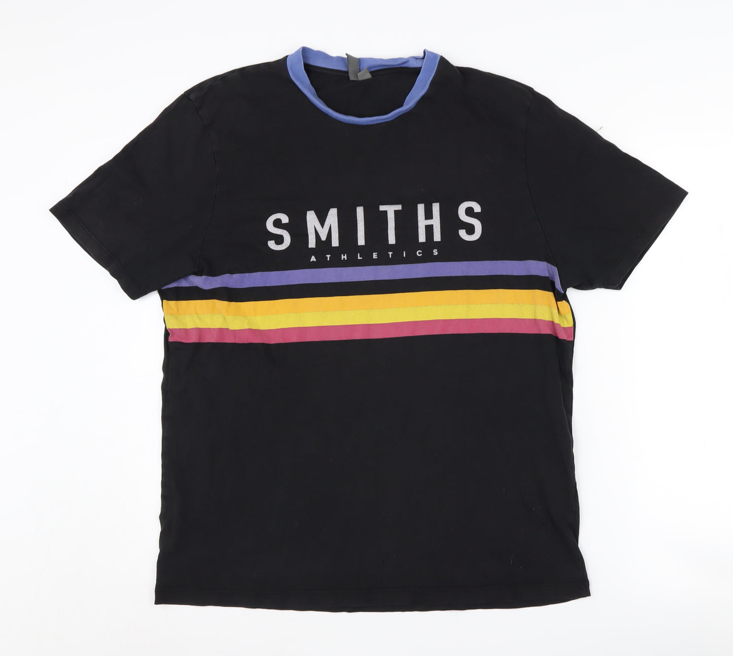 ASOS Men's Black Large Athletic Colourblock T-Shirt
