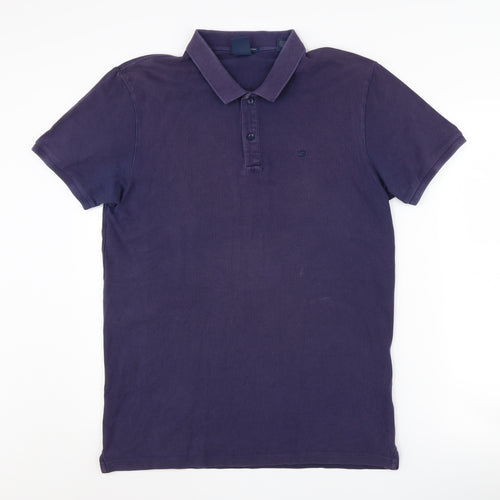 Scotch & Soda Men's Purple Polo Shirt L
