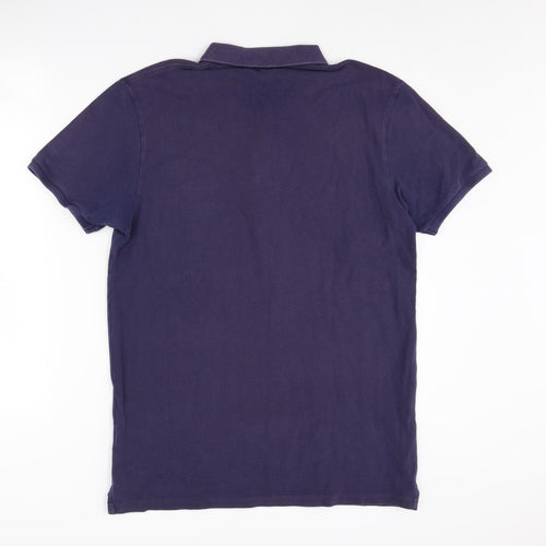 Scotch & Soda Men's Purple Polo Shirt L
