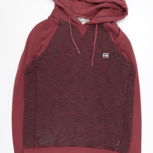 Billabong Men's Red Pullover Hoodie S
