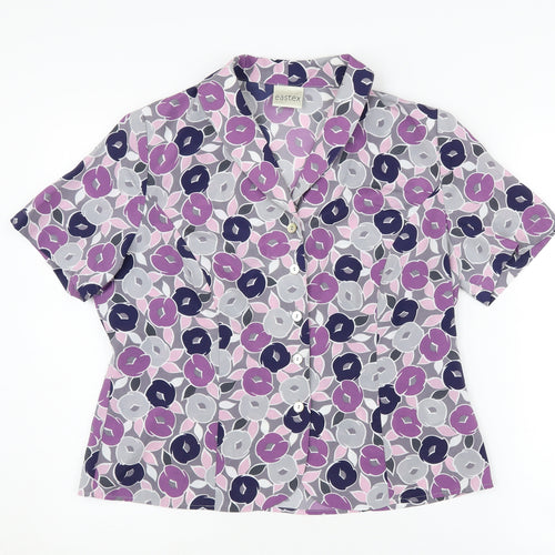 Eastex Women's Multicoloured Floral Blouse Size 12