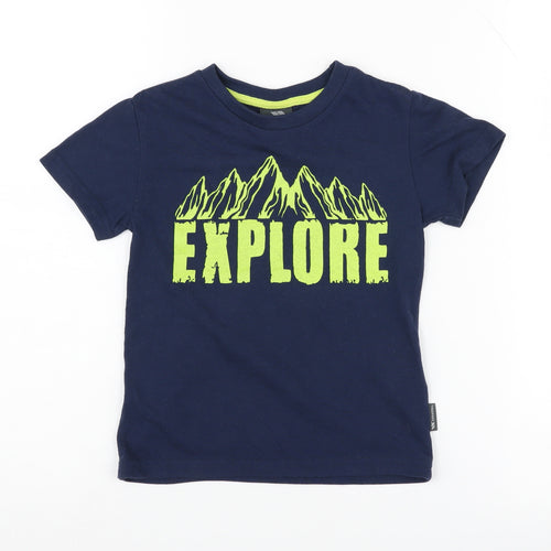 Trespass Boys Blue Graphic Print T-Shirt 3-4 Years