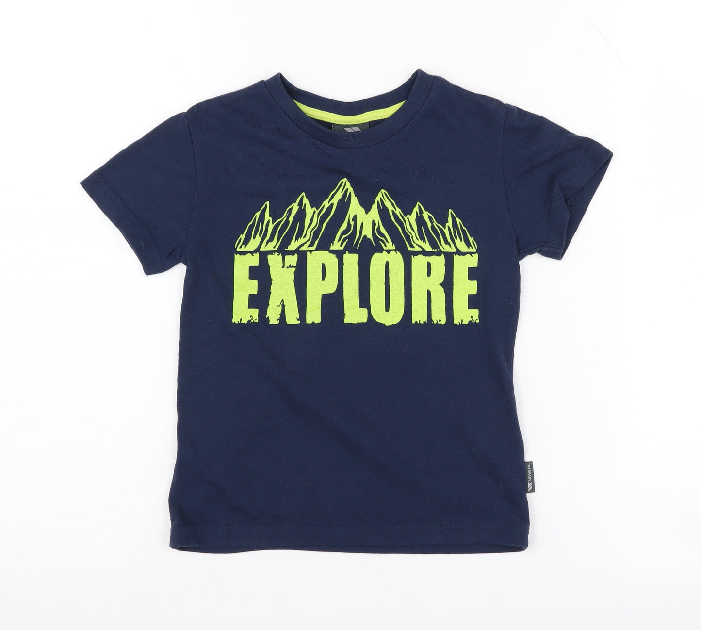 Trespass Boys Blue Graphic Print T-Shirt 3-4 Years