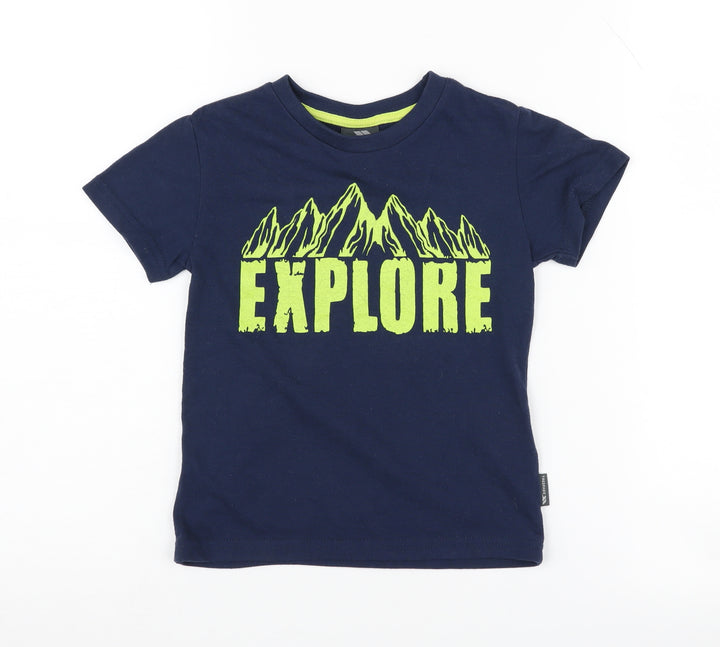 Trespass Boys Blue Graphic Print T-Shirt 3-4 Years