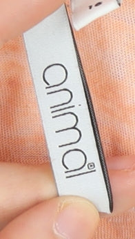 Animal Women's Orange T-Shirt Size 16