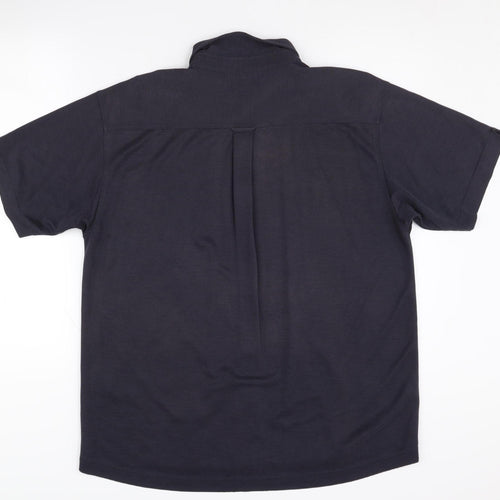 Ben Sherman Men's Black 3XL Short Sleeve Button-Up Shirt