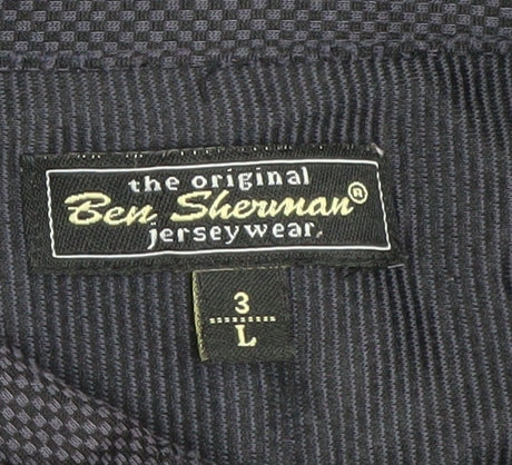 Ben Sherman Men's Black 3XL Short Sleeve Button-Up Shirt