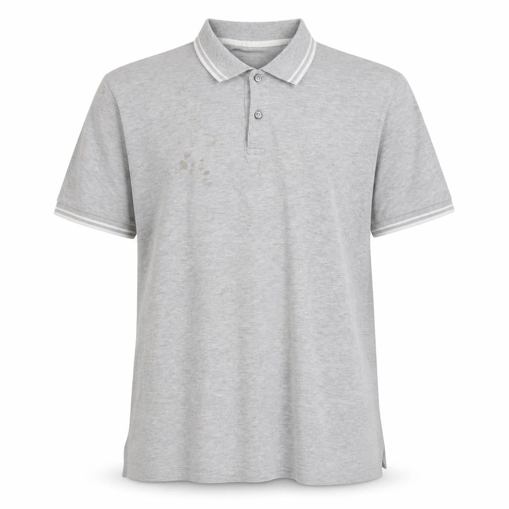 Hugo Boss Men's Grey XL Cotton Polo - Casual Style