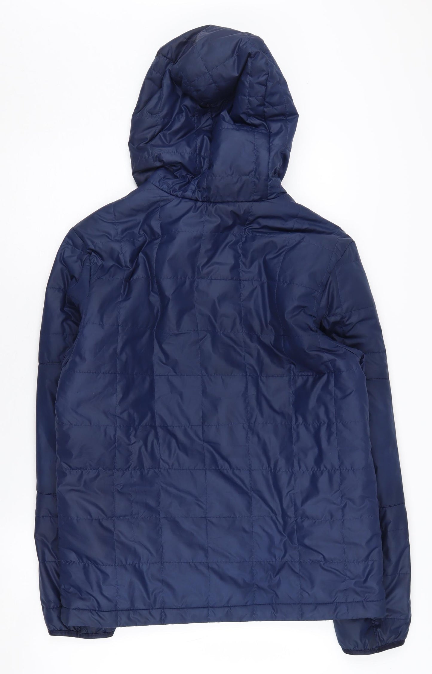Nike Men's Blue Hooded Puffer Jacket Small