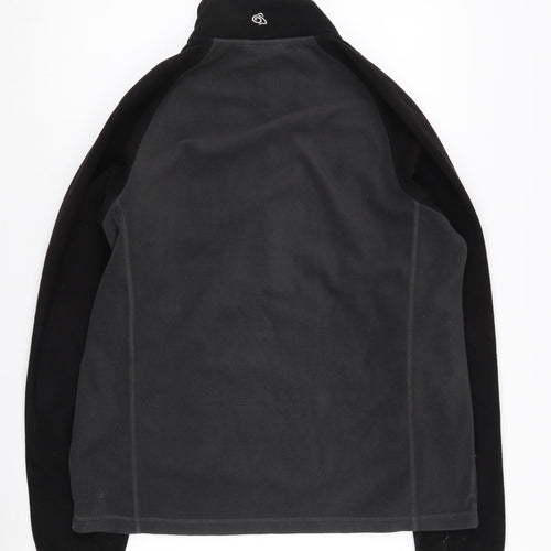 Craghoppers Men's Black Fleece 1/2 Zip Sweatshirt L