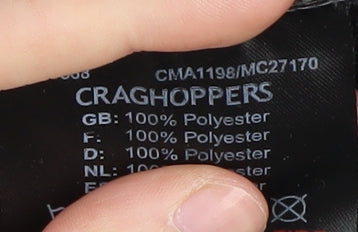 Craghoppers Men's Black Fleece 1/2 Zip Sweatshirt L