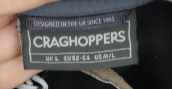 Craghoppers Men's Black Fleece 1/2 Zip Sweatshirt L