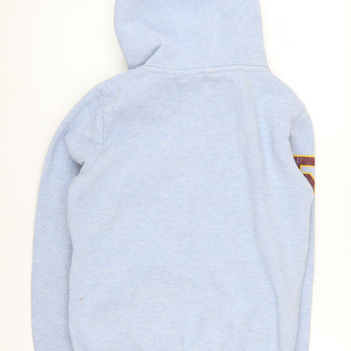 Superdry Women's Blue Pullover Hoodie Size 8