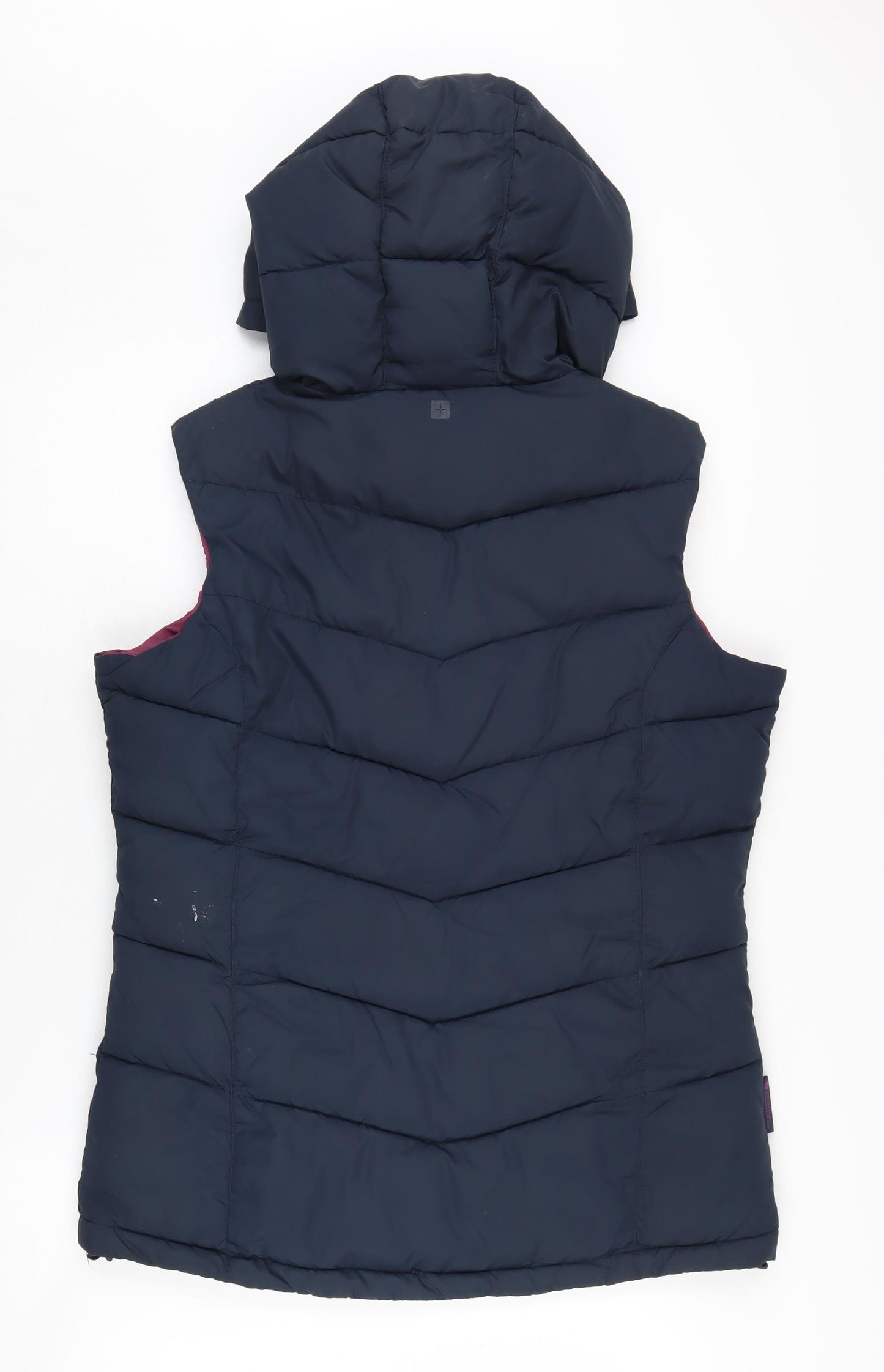 Mountain Warehouse Women's Blue Hooded Gilet Size 12