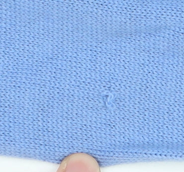 Laura Ashley Women's Blue Merino Wool Jumper, Size 8