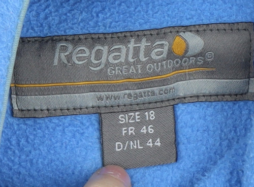Regatta Women's Blue Fleece Jacket Size 18