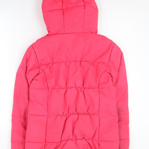 Columbia Girls Pink Puffer Jacket - Hooded Winter Coat