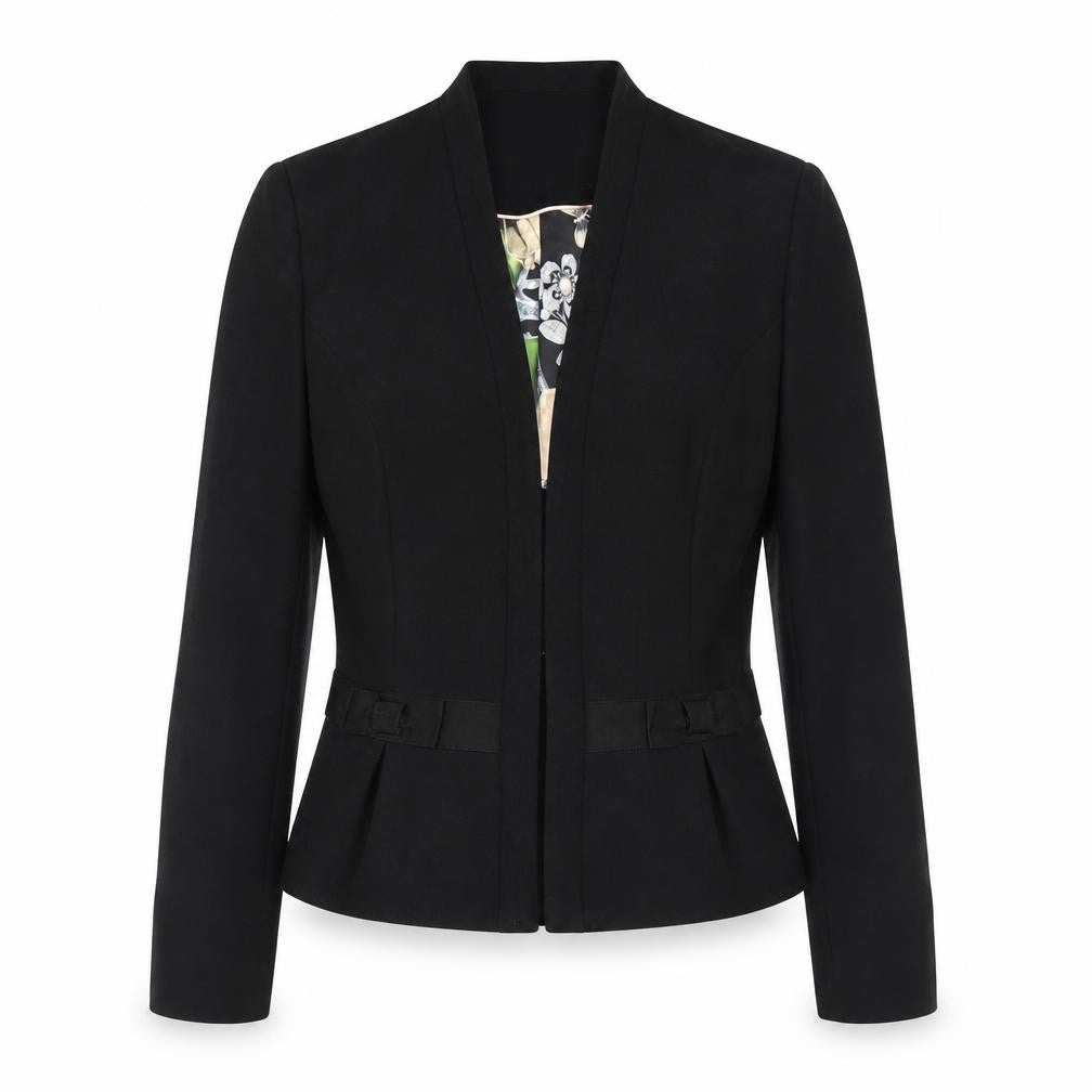 Front view of Ted Baker Women's Black Blazer, size 10