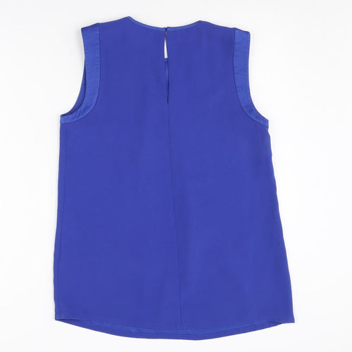 L.K. Bennett Women's Blue Sleeveless Top Size 8