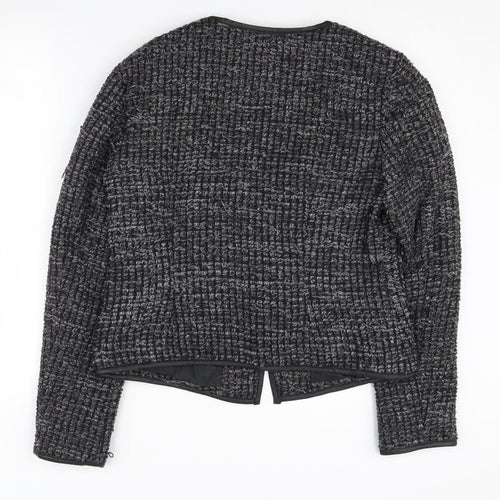 Laura Ashley Women's Grey Bouclé Blazer Size 14