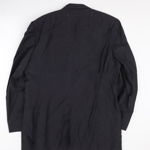 Jeff Banks Men’s Blue Wool Linen Blazer 42 Regular