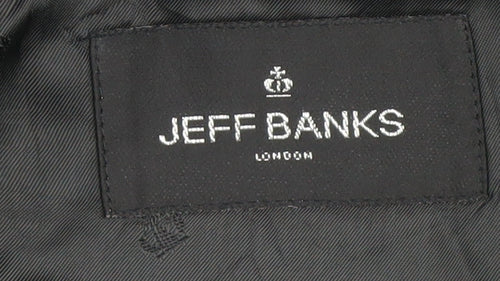 Jeff Banks Men’s Blue Wool Linen Blazer 42 Regular
