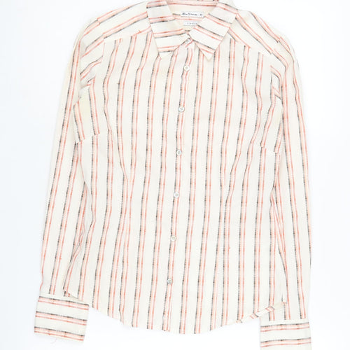 Ben Sherman Women's XS Striped Button-Up Shirt
