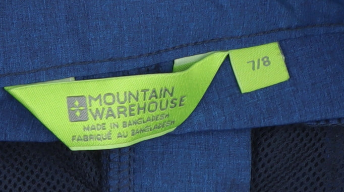 Mountain Warehouse Boys Blue Boardshorts 7-8 Years