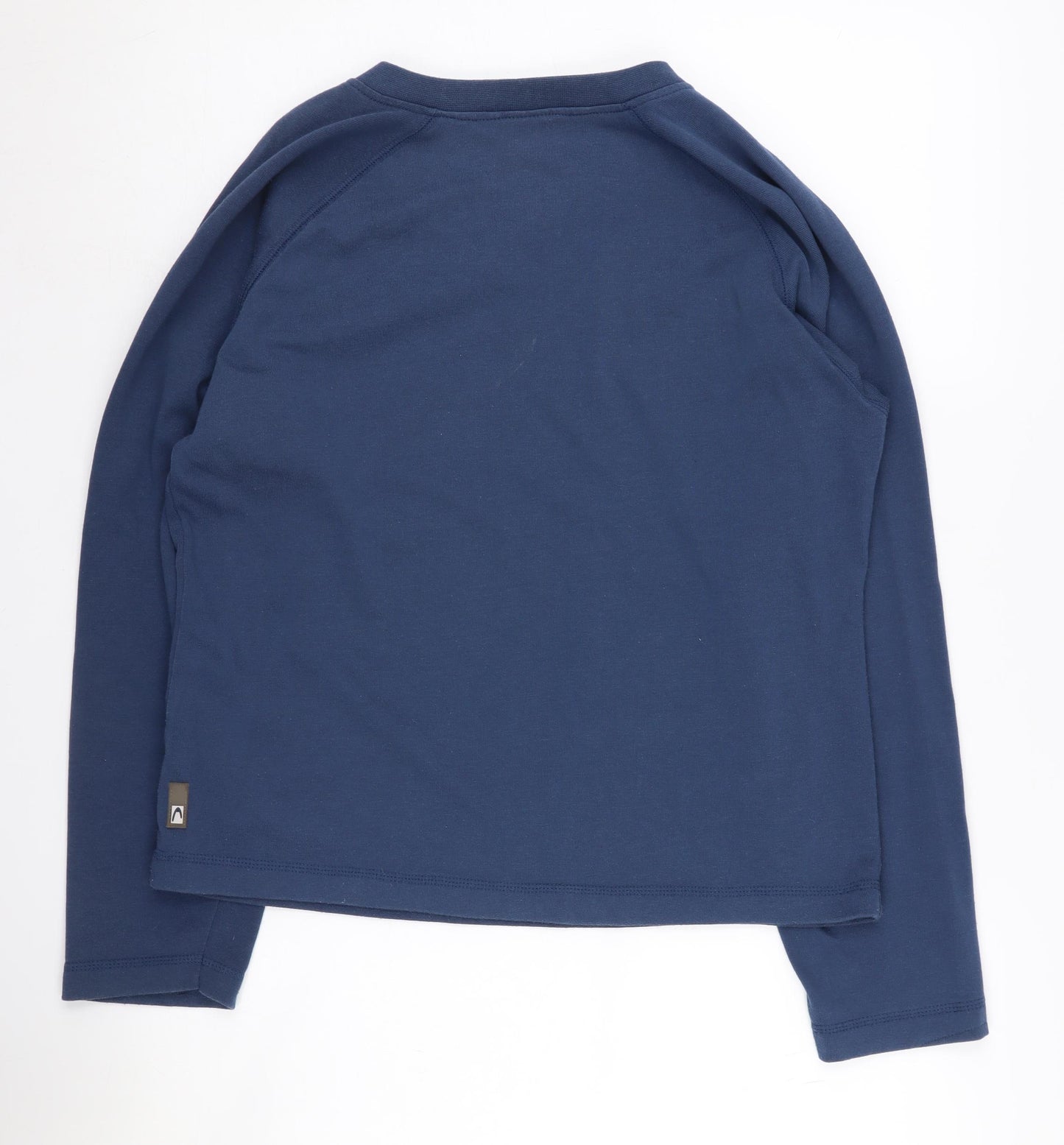 HEAD Women's Blue V-Neck Long Sleeve T-Shirt