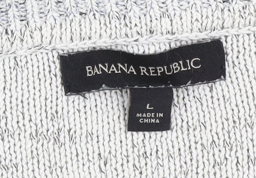 Banana Republic Women's Grey Pullover Jumper L