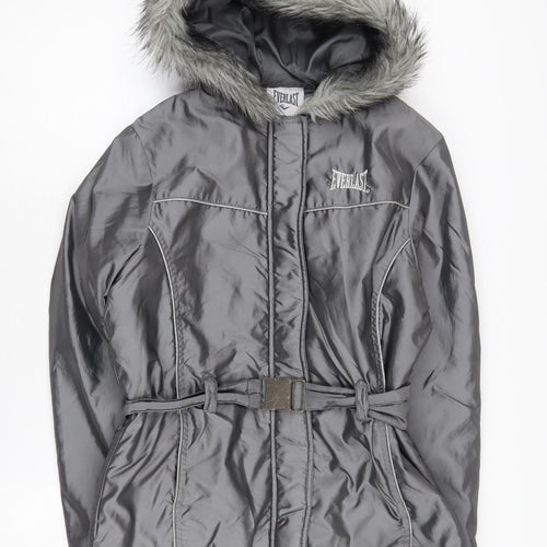 Everlast Women’s Grey Parka Jacket Size 10